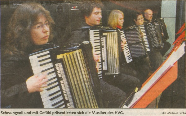 Rhytmusgruppe des 1. Orchesters