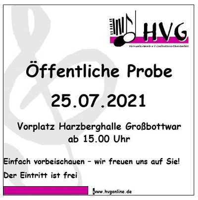 Öffentliche Probe 2021